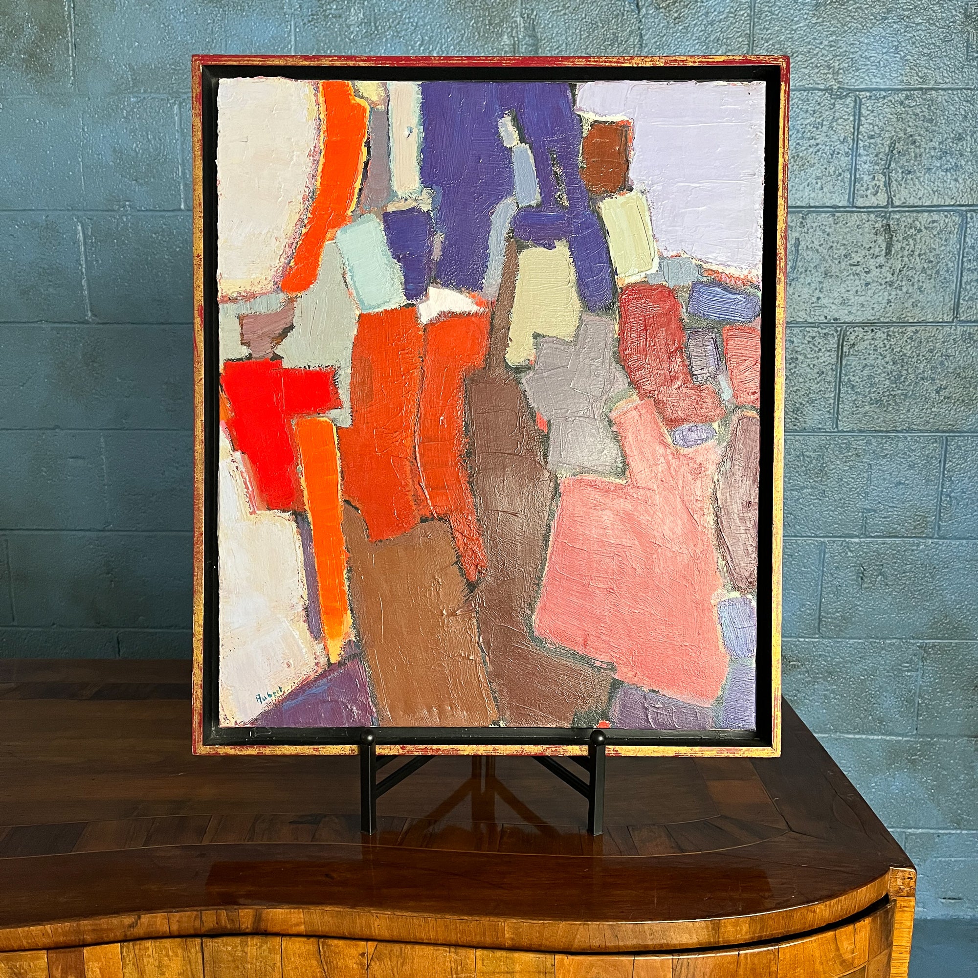 SOLD Artwork - Framed Abstract Painting