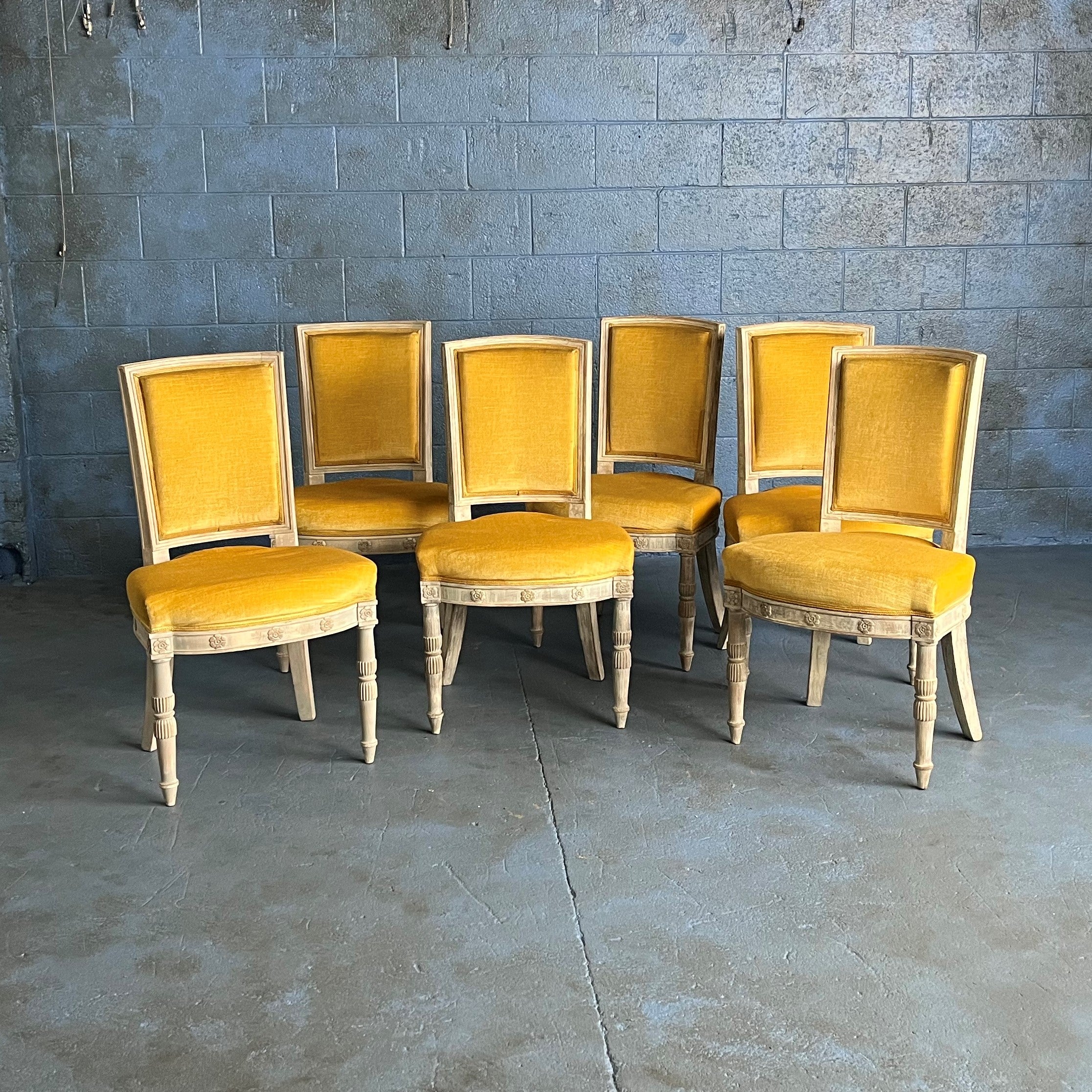 Set of 1920's Directory Style French Chairs